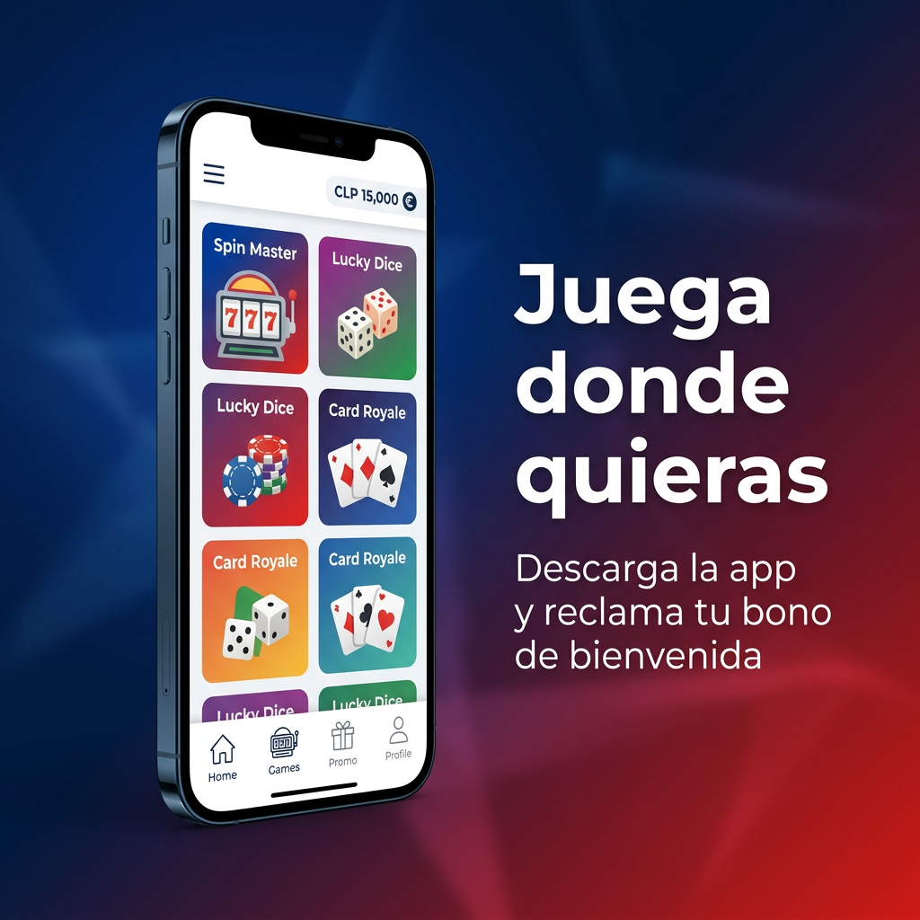 Aplicativo mobile de cassino em celular